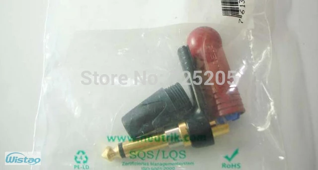 SilentPlug 6 35 мм 1/4 гитарная штепсельная вилка NP2X-AU-SILENT NEUTRIK Швейцария литье под