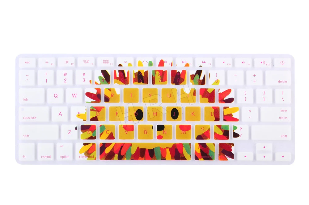 1 шт. силиконовый чехол для клавиатуры с изображением ежика защитный кожи F Apple