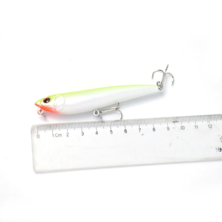 Рыбалка 1 шт. 10 см 9.2 г Поппер прикормы 3D глаза приманки Crankbait воблеры иска PESCA
