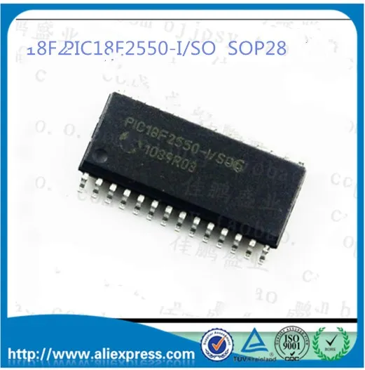 Оригинальный контроллер micro core PIC18F2550 I/SO SOP 28|controller control| |