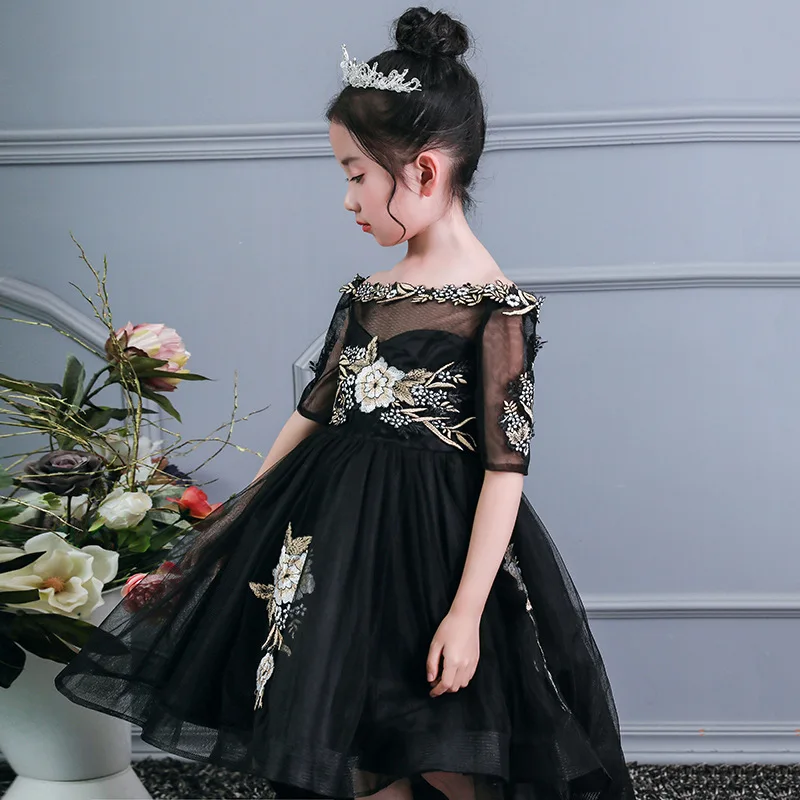Kids Dresses for Girls Princess Dress Toddler Girl Clothes Birthday Party Trailing Costume 2-12 Yrs Fantasy | Детская одежда и