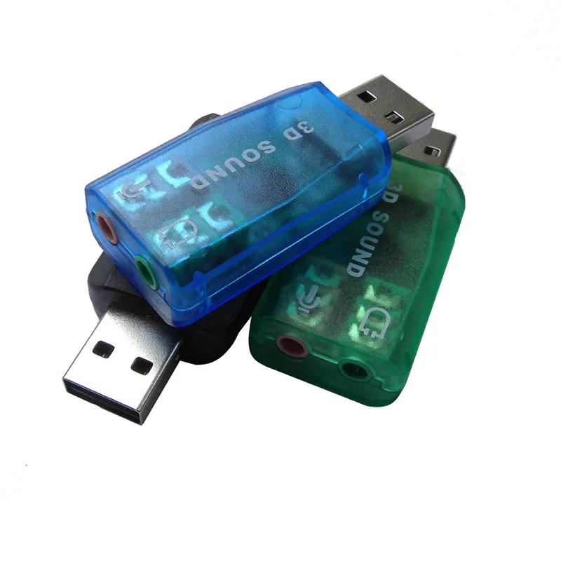 USB 2 0 Звуковая карта аудио 5 1 внешняя звуковая Звуковой адаптер микрофон динамик