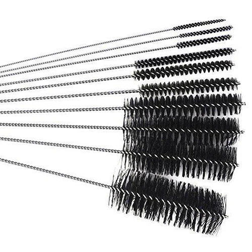 10 шт. нейлоновые трубки для бутылки ершики чистки насадок Набор Щеток Для Очистки