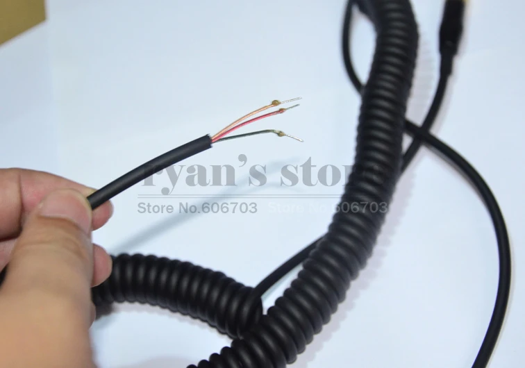 Дополнительные сведения о DIY сменный спиральный DJ кабель провод для Superlux HD 681 F B 662