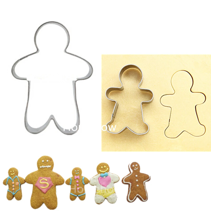 1 шт./лот форма для печенья с имбирем из нержавеющей стали милые Мультяшные