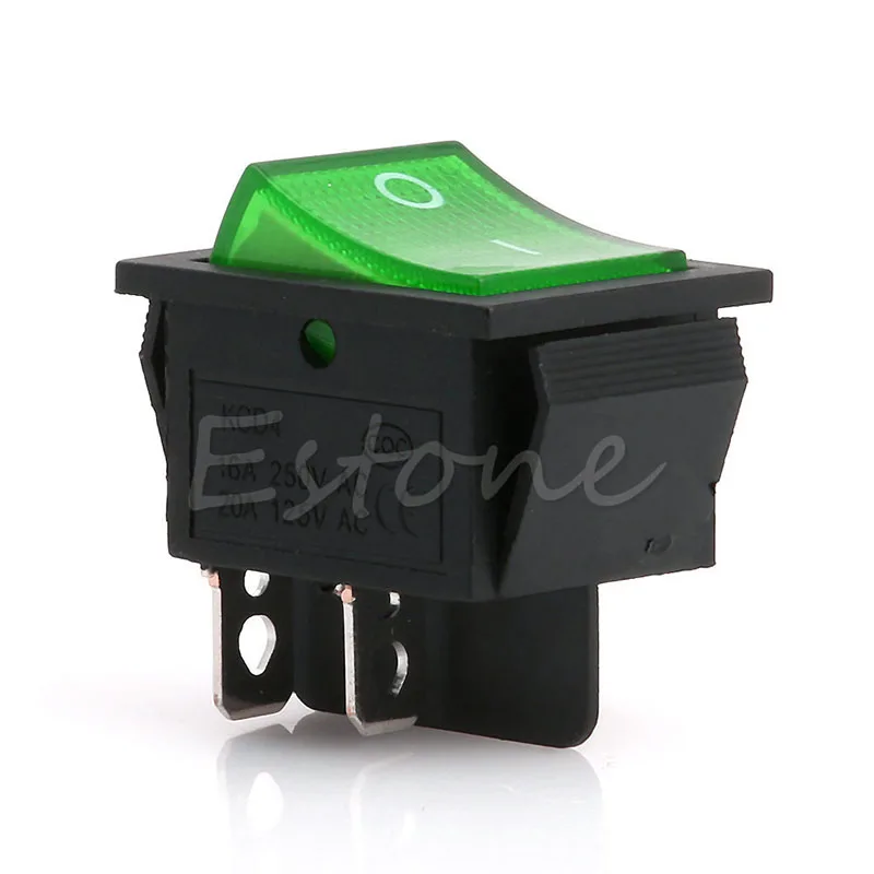 Лампа 1 шт. 4 контактный переключатель включения/выключения 2 позиционный 1DPST 6A/250V