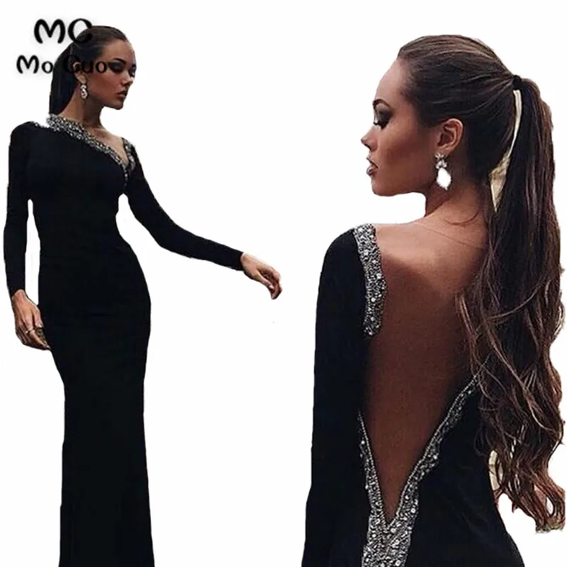 Длинное платье для выпускного вечера 2019 потрясающее с русалочкой vestidos de formatura Robe