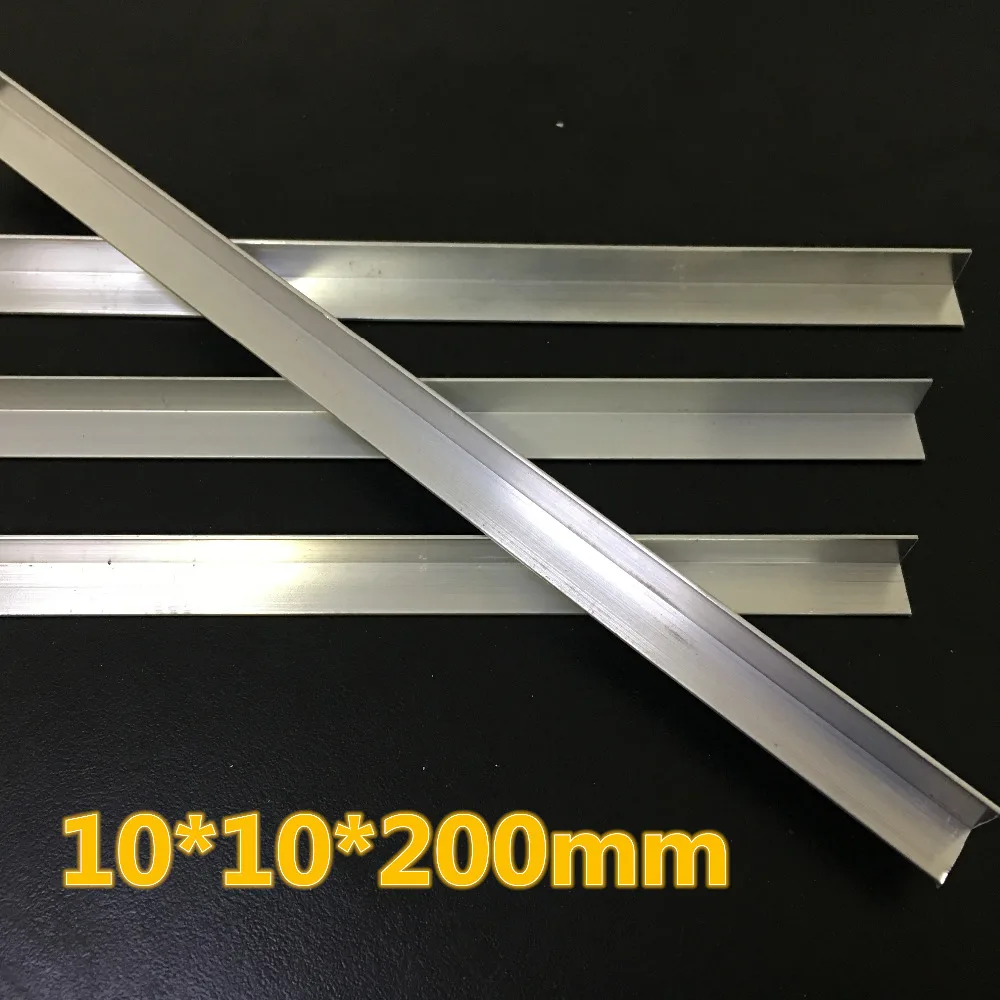 1 шт. автомобильная рама из алюминиевого сплава 10 х10 мм 200 мм|angle aluminium|aluminium anglealuminium