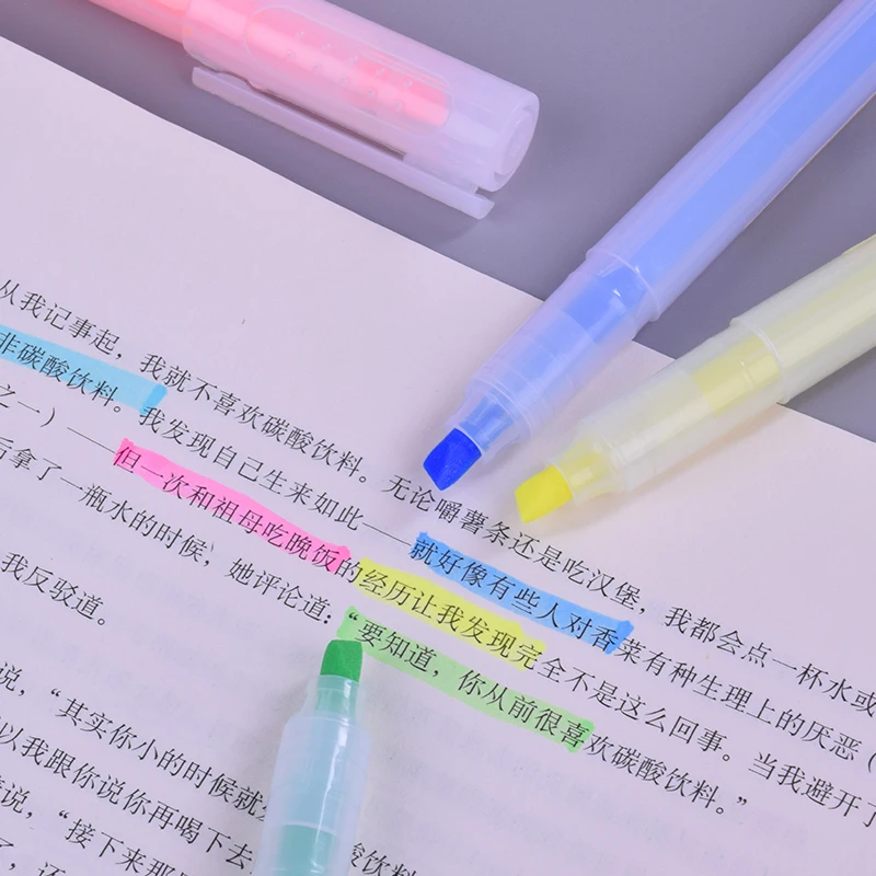 Baixue цветная ручка для хайлайтера студенческие мини маркеры кавайные ручки