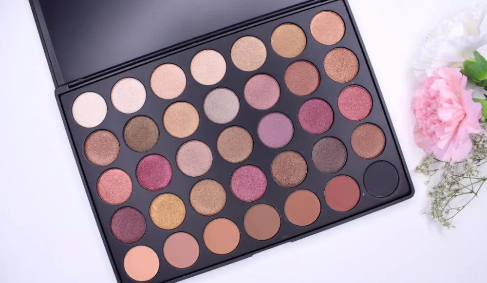 Палитра теней для век палитра 35 цветов теплая матовая век|makeup palette|eyeshadow makeup