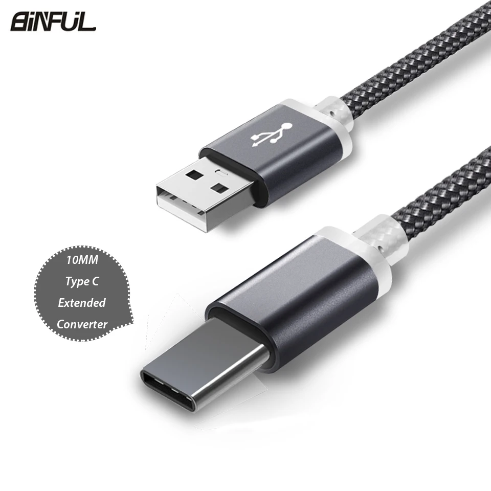 Кабель USB Type C диаметром 25 см длиной 10 мм и 2/3 м для быстрой зарядки Blackview bv9600 Pro Oukitel
