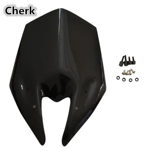 Windshield For Kawasaki Z800 2013-2016 Black Motorcycle Windscreen Screen Protector Wind Deflectors Shield Double Bubble