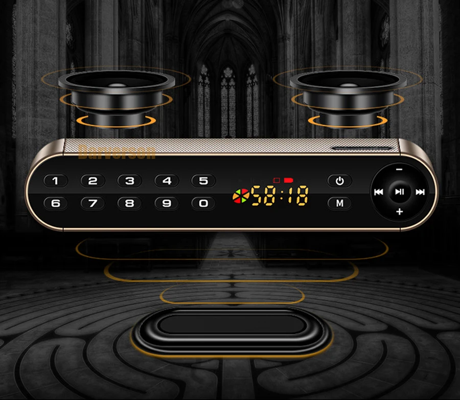 Новая крутая винтажная Классическая bluetooth-колонка встроенный радиоприемник