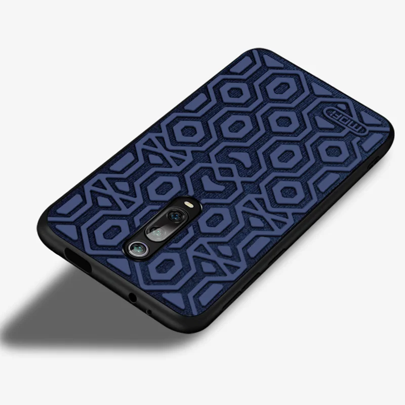 dark blue Для Xiaomi mi 9T Pro чехол MOFi mi 9t силиконовый мягкий защитный чехол противоударный супер нескользящий Роскошный чехол для задней панели - Цвет: dark blue