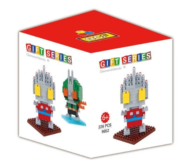 Wholesale QCF Ultraman Micro Blocks Cartoon Mini Educational Toys Small Bricks DIY Building Children Gift Kids | Игрушки и хобби