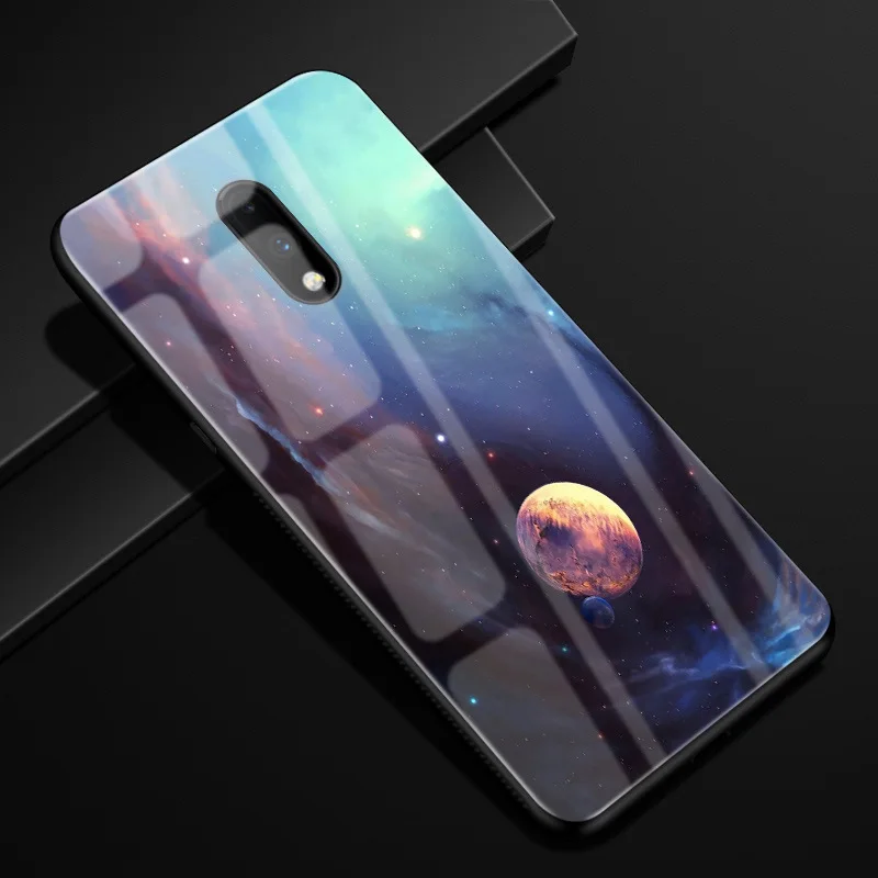 31 Для Oneplus 7 Pro Чехол оргстекло PC чехол для телефона черный TPU бампер чехол для One Plus 7 7Pro Oneplus 7 Pro закаленное стекло чехол - Цвет: 31