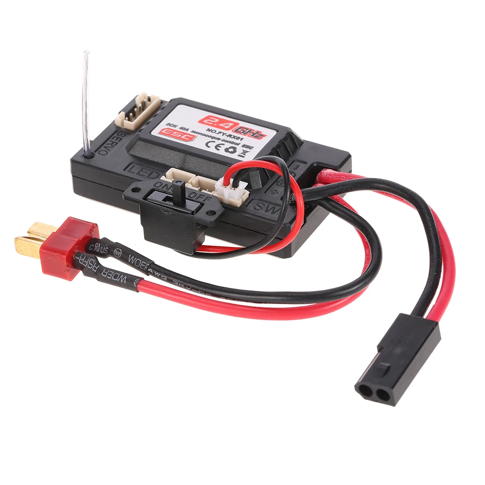 FY RX01 2CH 40A ESC приемник коробка RC Автозапчасти для автомобиля 1/12 01 02 Рок Гусеничный