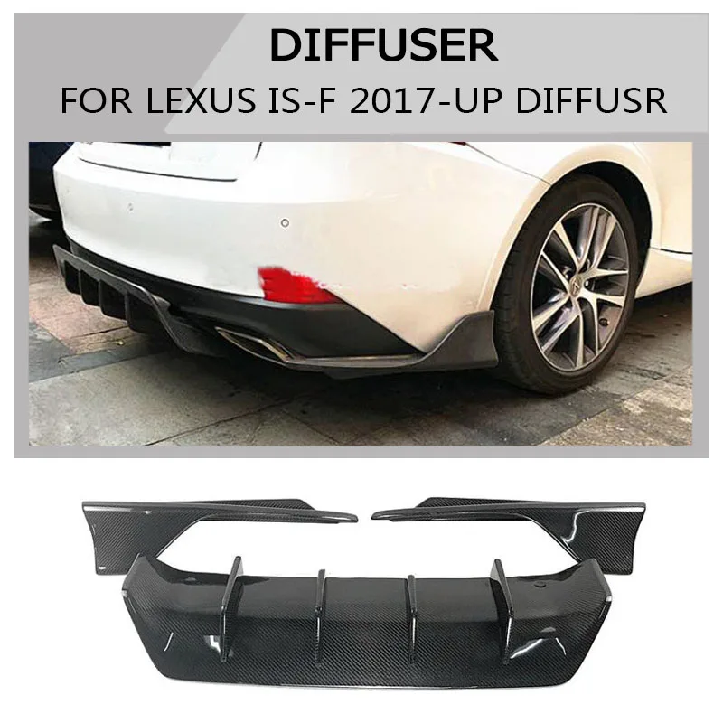 

carbon fiber raer diffuser for lexus is-f 2017 2018