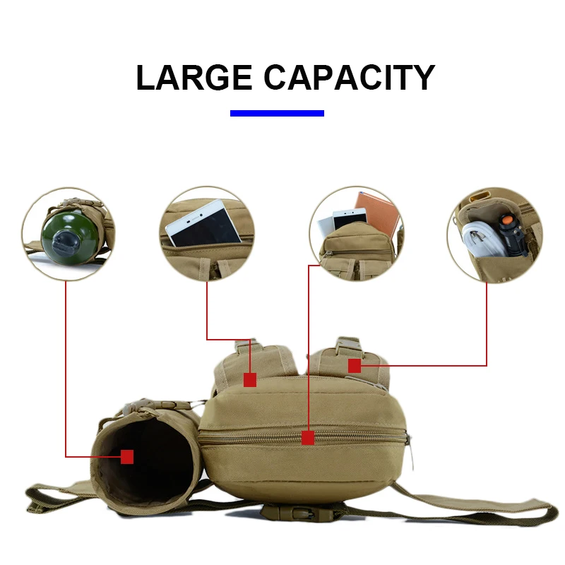 Мобильный телефон 600D Водонепроницаемая Спортивная Сумка военный тактический чайник сумка на талию наружная походная велосипедная сумка мужские и женские Трекинговые сумки