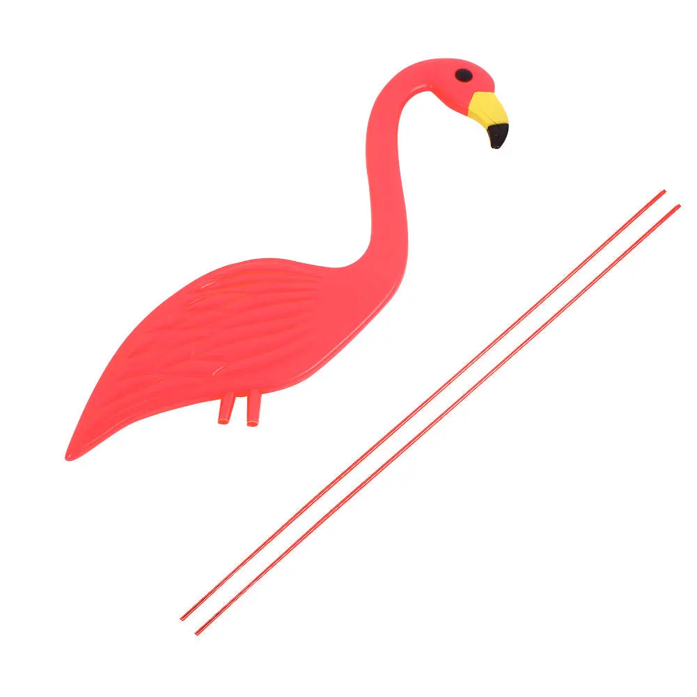 Украшение газона фламинго пластиковые украшения для сада украшение двора