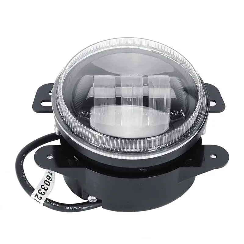 2X 4" Круглые автомобильные противотуманные фары LED с установочным комплектом CREE Chips 36W черная внутренняя оправа для Jeep Wrangler Dodge Chrysler.