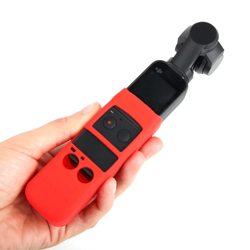Для DJI OSMO Карманный шарнирный стабилизатор силиконовый чехол + шнурок устойчивый
