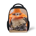 Детский школьный ранец для мальчиков и девочек, ортопедический рюкзак с тыквой и собакой для книг на Хэллоуин