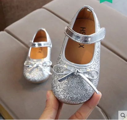 2019 NEW Spring Summer Baby Kids Shoes Girls Pu Leather Princess Bowtie Dress Toddler | Детская одежда и обувь