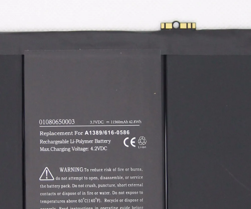 2 шт./лот 11560 мА/ч A1389 аккумуляторная батареядля ноутбука Apple iPad 3 3RD 4 поколения A1403