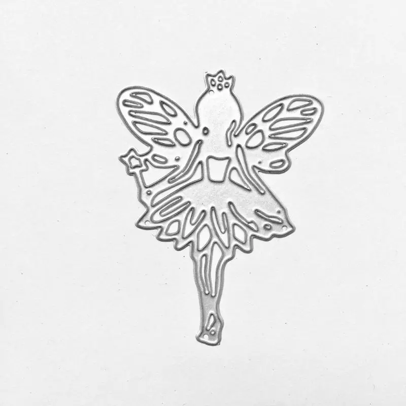 Wing Fairy Metal Cutting Dies Stencil DIY Scrapbooking Album Stamp Paper Card Embossing Craft Decor | Дом и сад
