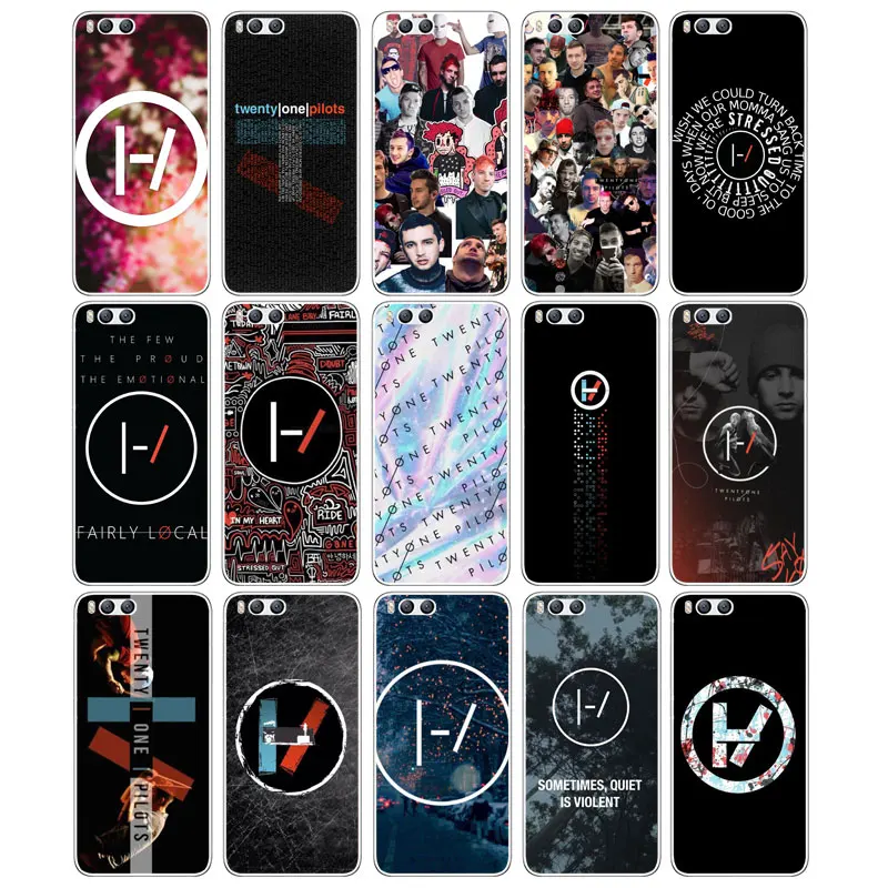 DREAMFOX L358 Twenty One Pilots 21 Soft TPU Silicone Case Cover For Xiaomi Mi Note 2 3 4 5 6 8 SE M5 4C 4S 5C 5S 5X 6X A1 Plus |