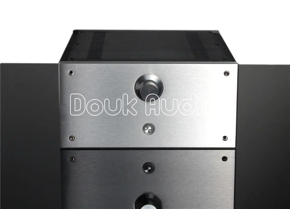 Douk аудио W240* H120* D271mm цельное алюминиевое шасси класса A усилитель мощности чехол hd69. коробка
