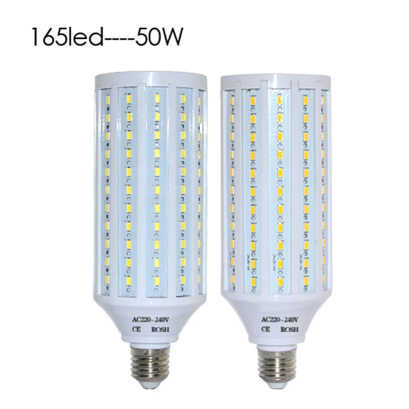 E27 B22 E14 E40 12 Вт/15 Вт/25 Вт/30 Вт/40 Вт/50 Вт 5730 SMD cree чип светодиодный кукурузный