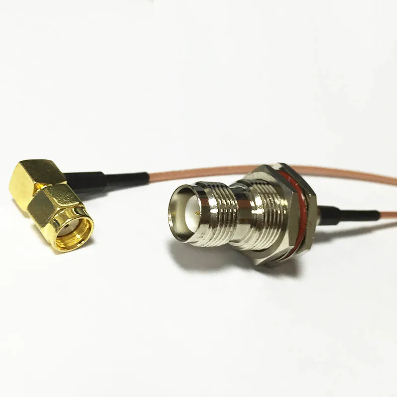WIFI router cable RP SMA male RA switch TNC female bulkhead RF coxa adapter RG178 15cm | Мобильные телефоны и аксессуары