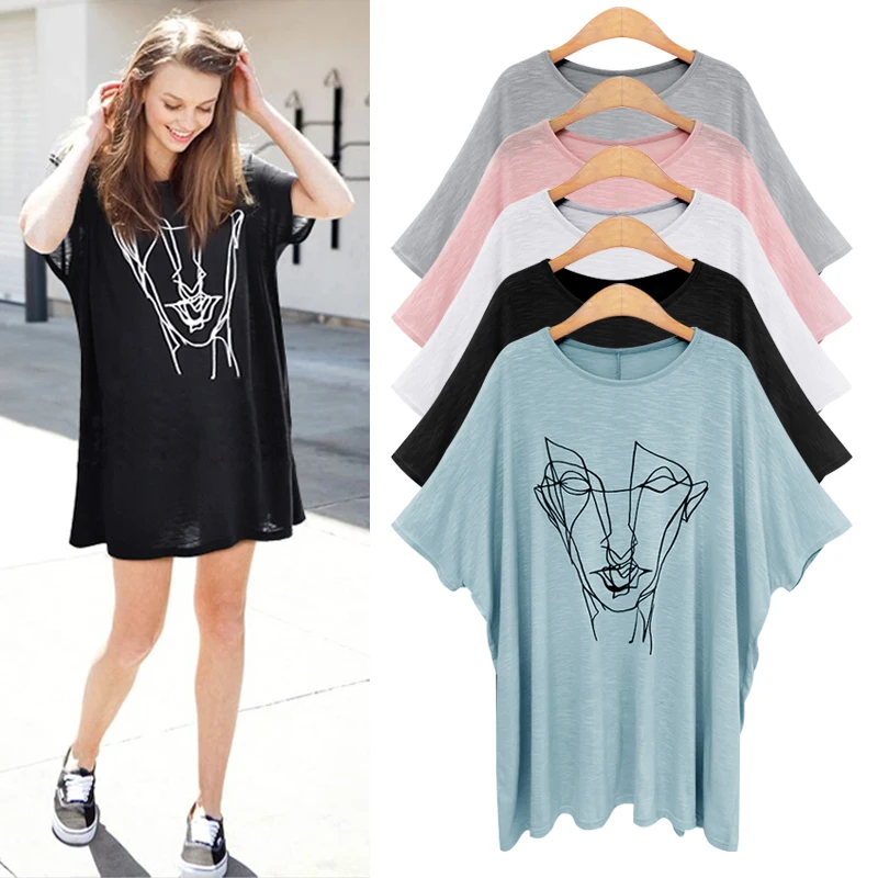 

New Korean style Harajuku T-shirt streetwear printed short sleeves women t-shirt plus size shirt top loose wild women tops shirt
