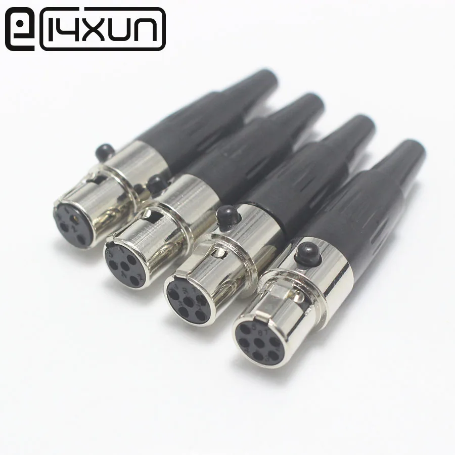 EClyxun 1 шт. высококачественный мини разъем XLR 3 4 5 6 контактов с гнездовой вилкой