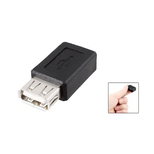 Горячая продажа JFBL Новый черный USB 2 0 Тип A Женский к Micro B адаптер конвертер|female