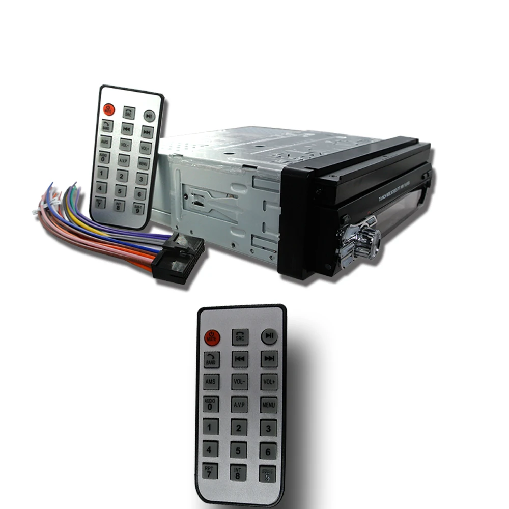 7 дюймовый автомобильный стереопроигрыватель 1DIN с поддержкой Bluetooth MP3 MP4 и USB SD|1din