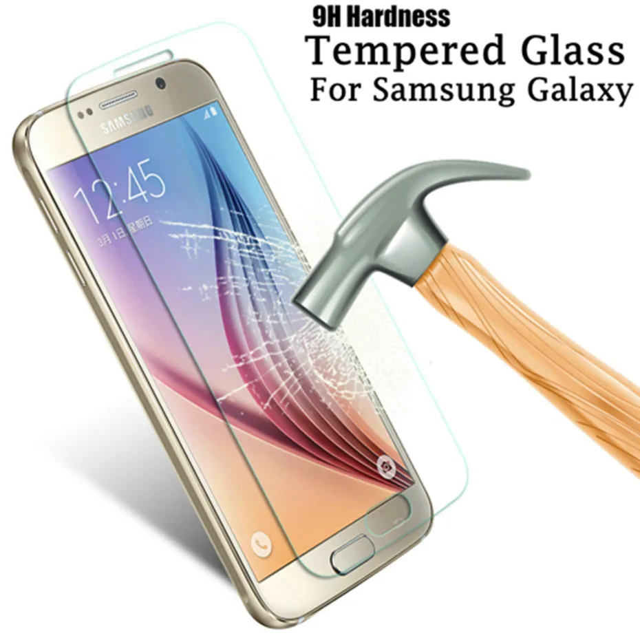 2 шт. ультра тонкий закаленное стекло на samsung galaxy A5 A7 A3 2016 2017 экран протектор для J5 J3