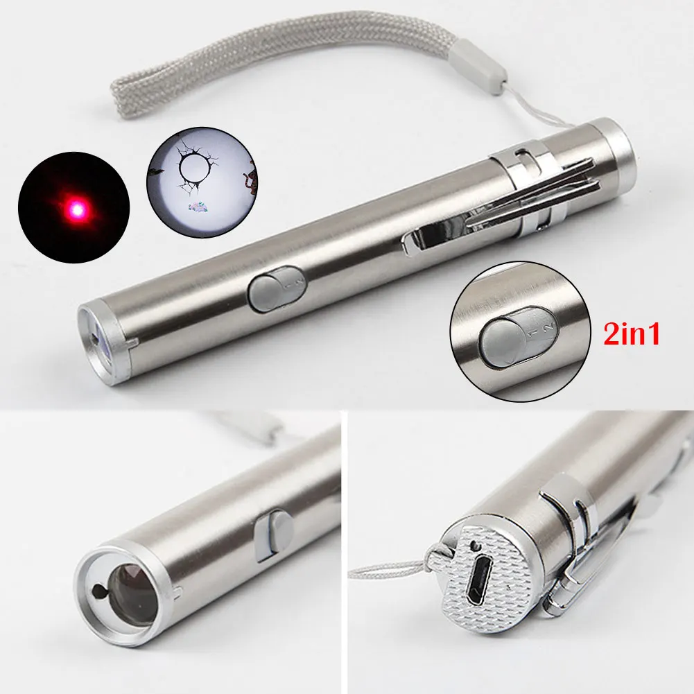 Новый светодиодный перезаряжаемый USB фонарик высокого качества Мощный мини