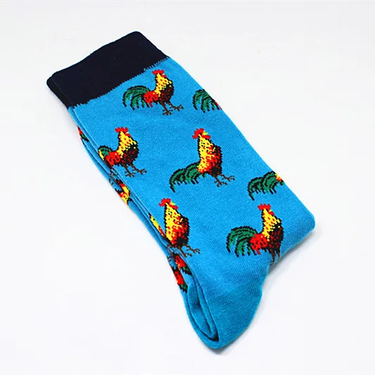 24 Прохладный Еда животного хип-хоп экипажа носки смешные Street Happy Socks Для мужчин Harajuku Divertidos скейтборд Chaussette Homme - Цвет: 24