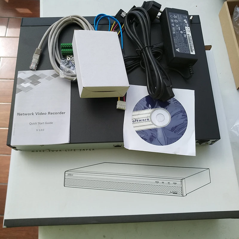 Dahua 16CH 32Ch NVR5216-4KS2 NVR5232-4KS2 4K и H.265 видео Регистраторы P2P H.265 3D интеллигентая(ый) Тепловая карта подсчет людей Натяжные