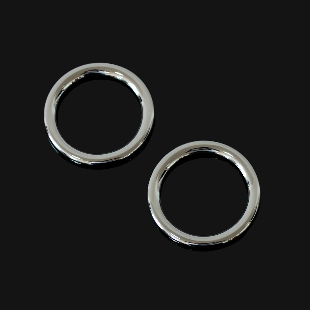 2 шт./комплект ABS Хромированная обшивка аудиокольцо автомобильные наклейки на