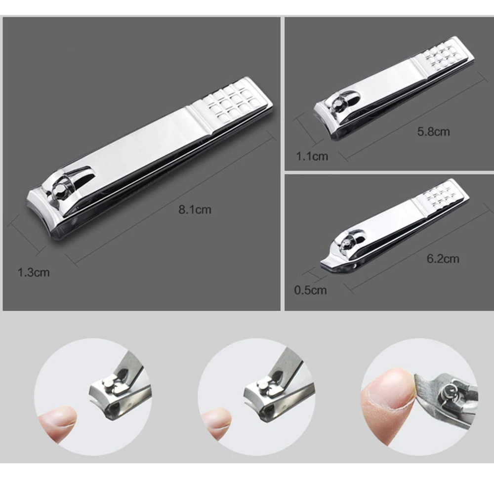15Pcs/set Manicure Set Nail Clipper Kit Pedicure Utility Scissors Tweezer Knife Ear Pick Nails Art Tools With Case | Красота и