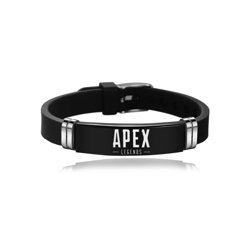 Canuo, мужской браслет Apex Legends, 5 стилей, ремешок для часов, браслеты с логотипом игры, браслеты из нержавеющей стали, подарки для мужчин, ювелирные изделия для мальчиков - Окраска металла: 3