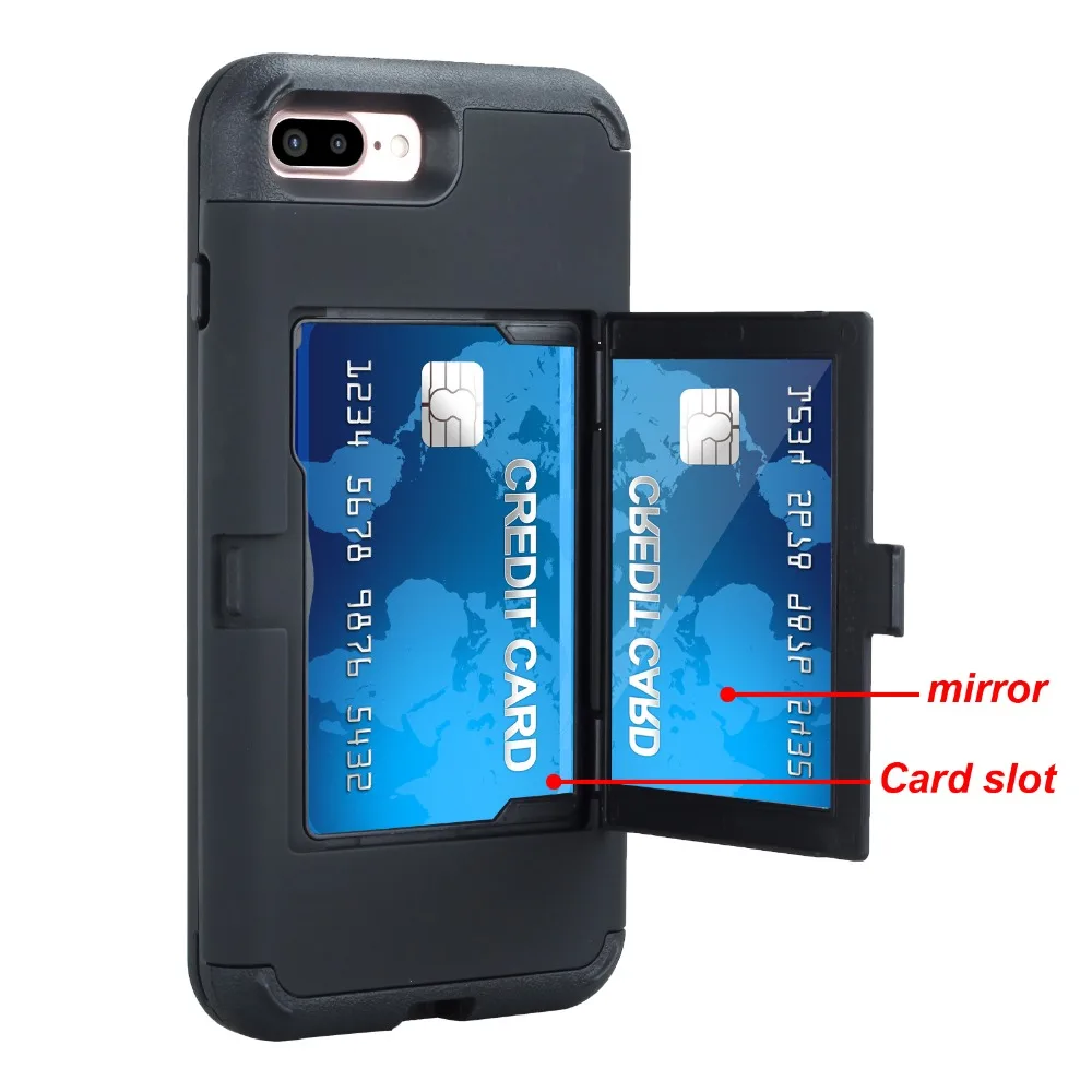 KISSCASE Чехол для iPhone6 6s карта наклейка Карманный Универсальный кредитный чехол