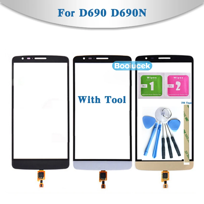Высокое качество 5 &quotдля LG G3 Stylus D690N D690 сенсорный экран дигитайзер сенсор