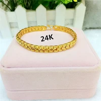 6mm russian runway bracelet for men fashion vintage grind word pattern luxury design gold for women chain bracelet fine jewelry