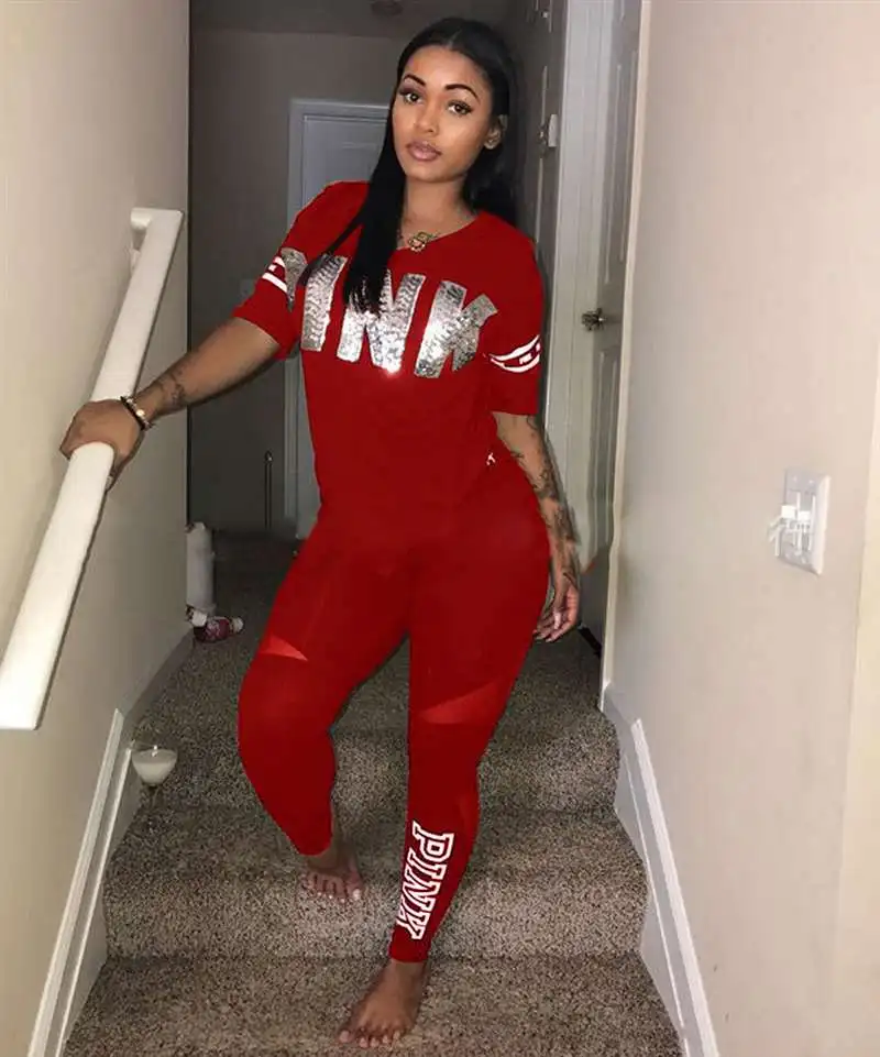 Женский спортивный костюм UIDEAZONE розовый комплект из двух предметов футболка с