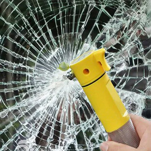 2 шт. светодиодный фонарик автомобиля молоточек для аварийного выхода окна